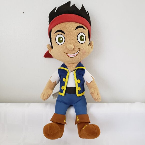 Disney JAKE And The Neverland Pirates 13” Plush Stuffed Doll - Picture 1 of 7